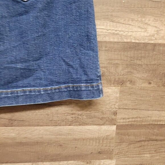 Loft Jean Mini Skirt Size 0 Womens Blue Denim Button Front High Rise Medium Wash - Picture 6 of 14